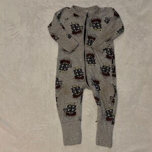BONDS Gray Pirate Print Kids One Piece